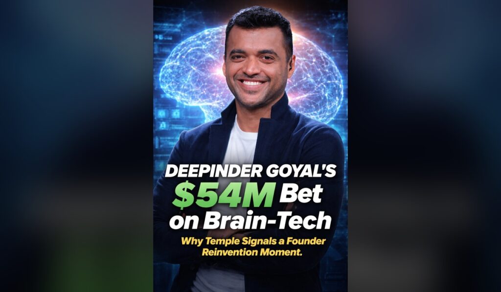 Deepinder Goyal’s $54M Bet on Brain-Tech