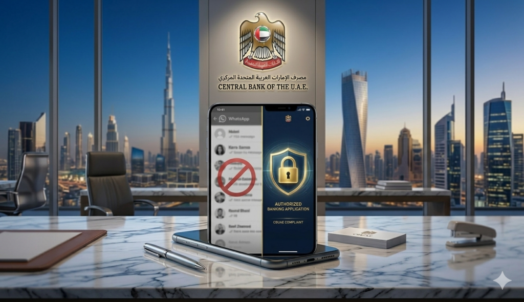 Central Bank UAE Bans WhatsApp - Banking Services