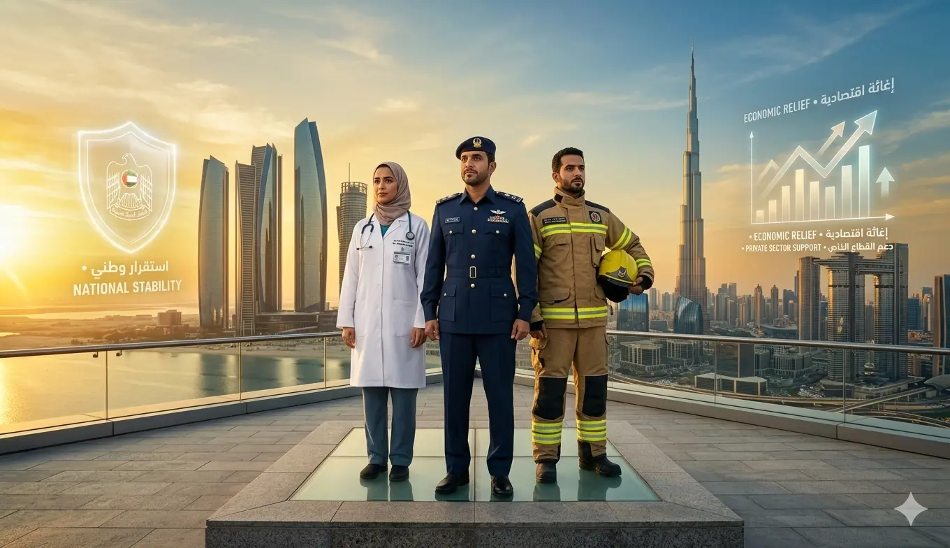 UAE Frontline Heroes | Image Generated Using AI Program