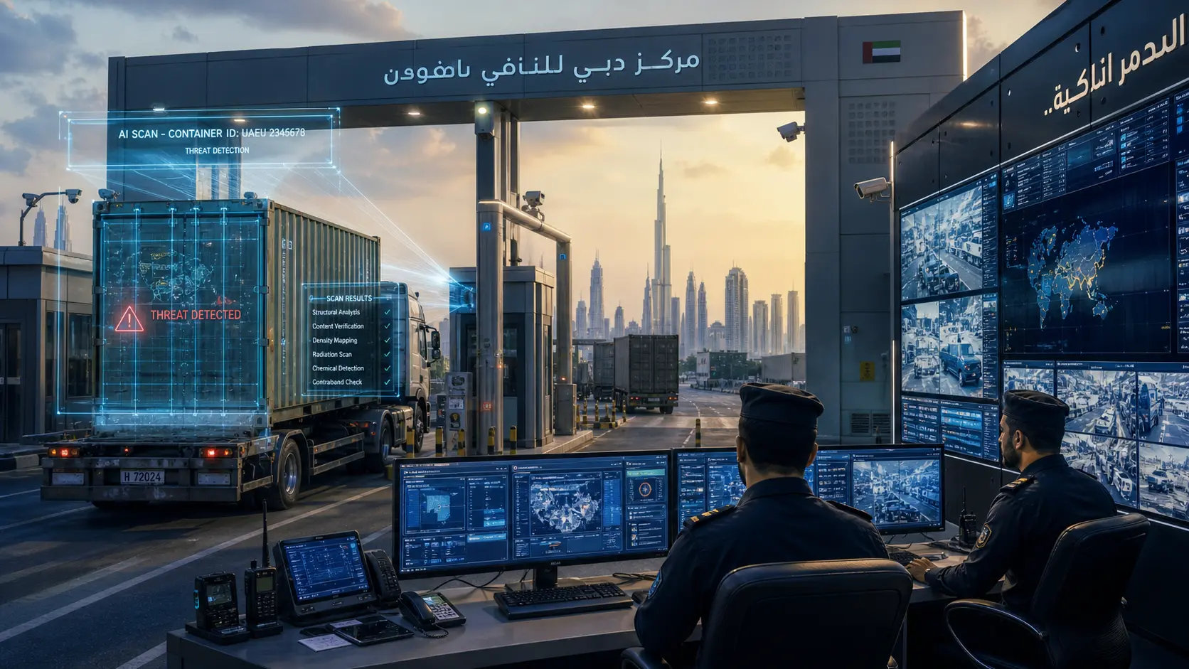 UAE Security Forces Drug Shipment