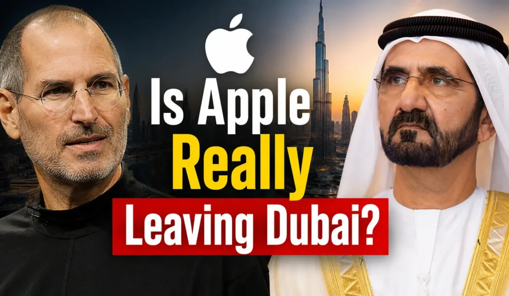 Apple Shuts Down Operations in Dubai | AI-Generated Image. 