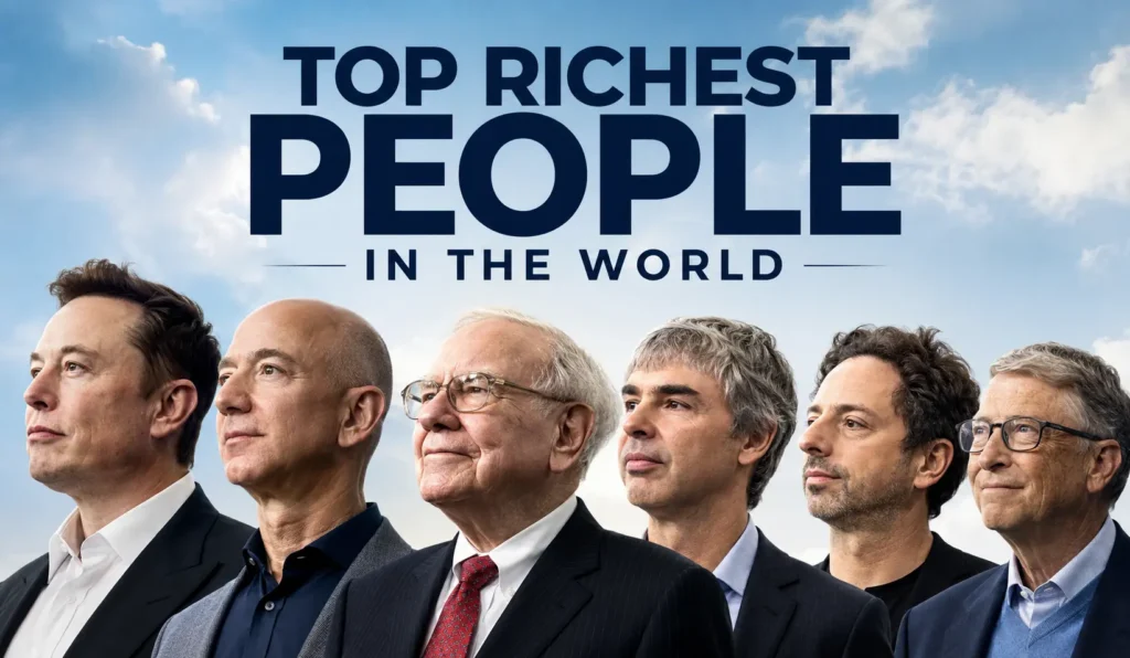 Top richest people in the world 2026