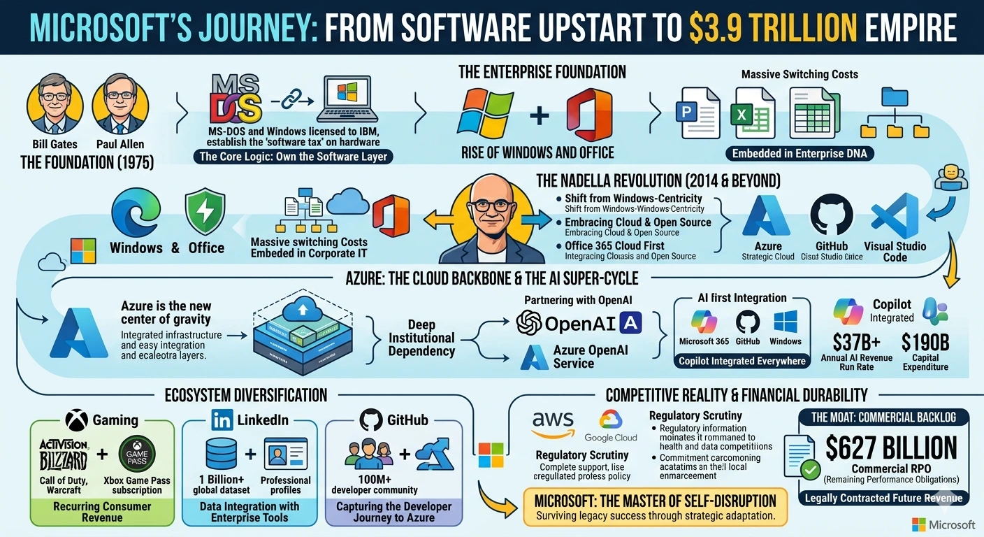 Microsoft Empire - All information from Bill gates to Nadella