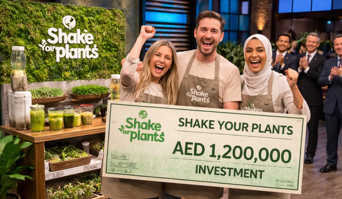 Shake Your Plants: How a Dubai Hydration Startup Won Backing on Shark Tank Dubai